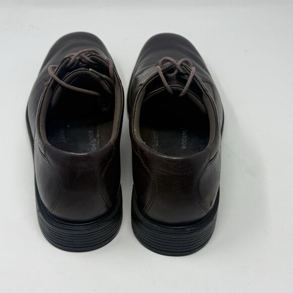 Rockport Margin Derby Shoes Mens 14 M Brown Leather Plain Toe Business NO INSOLE main image 6